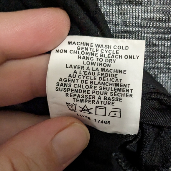 🦃 Women's JK Signature Grey and Black Top - Size S/P - Picture 6 of 11